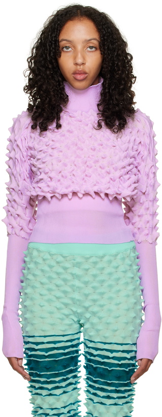 Photo: Chet Lo Purple Arctic Turtleneck