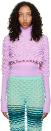 Chet Lo Purple Arctic Turtleneck