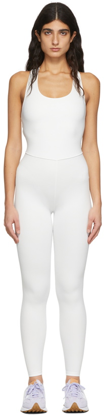 Photo: HÉROS White Stretch Italian Scuba Jumpsuit