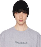 JW Anderson Black Knitted Beanie