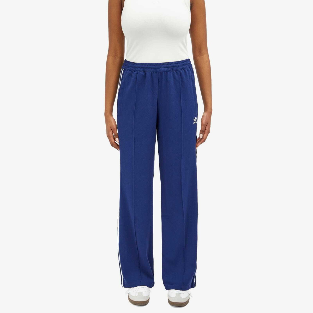 Adidas Women's Beckenbauer Track Pant in Dark Blue adidas