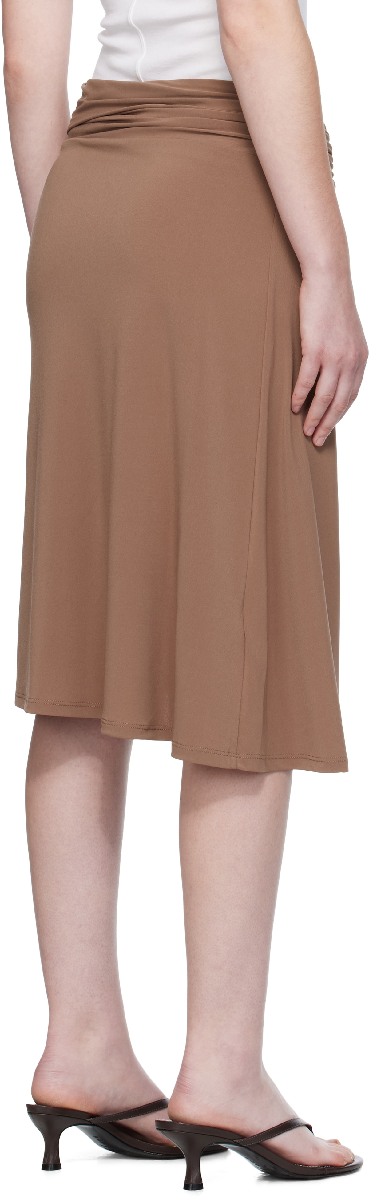 Paris Georgia Brown Elemental Ida Midi Skirt