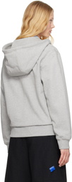 ADER error Gray Sig; TRS Tag 01 Zip-Up Hoodie