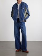 Sacai - Belted Wide-Leg Jeans - Blue