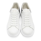 Alexander McQueen SSENSE Exclusive White Iridescent Oversized Sneakers