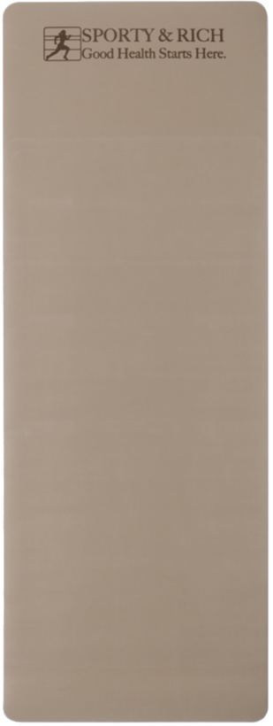 Photo: Sporty & Rich SSENSE Exclusive Taupe Yoga Mat