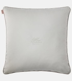 Etro Pegaso printed cotton cushion
