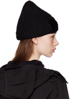 C.P. Company Black Goggle Beanie