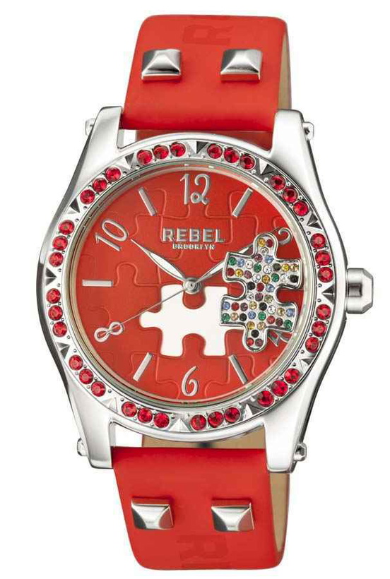 Photo: Rebel Gravesend Red Dial Ladies Watch RB111-4051