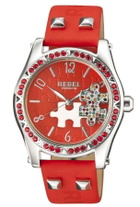 Rebel Gravesend Red Dial Ladies Watch RB111-4051