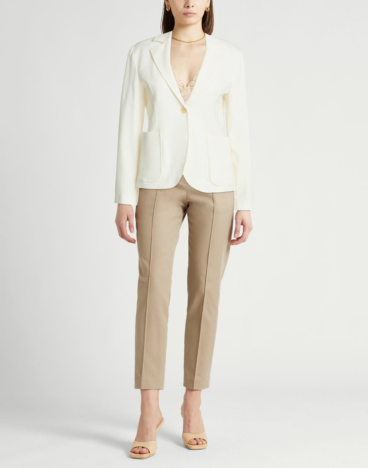 Jucca Womens Blazer in White