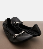 Gucci Prima Horsebit leather ballet flats