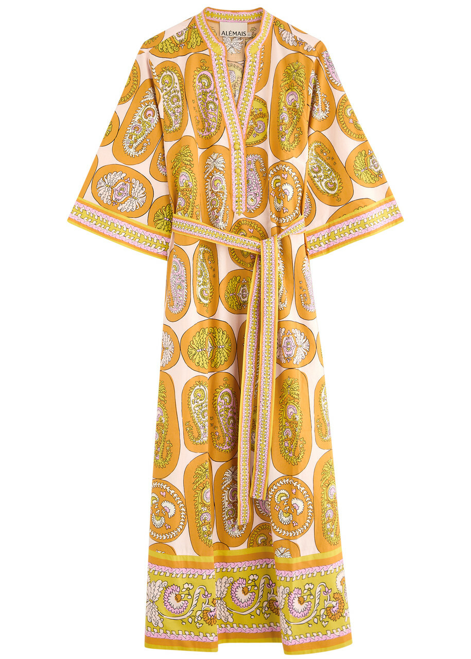 Casual linen midi dress 2393