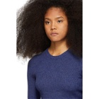 3.1 Phillip Lim Blue Ribbed Sweater