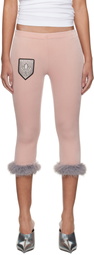 Praying Pink 'Praying' Sports Velour Capris Track Pants