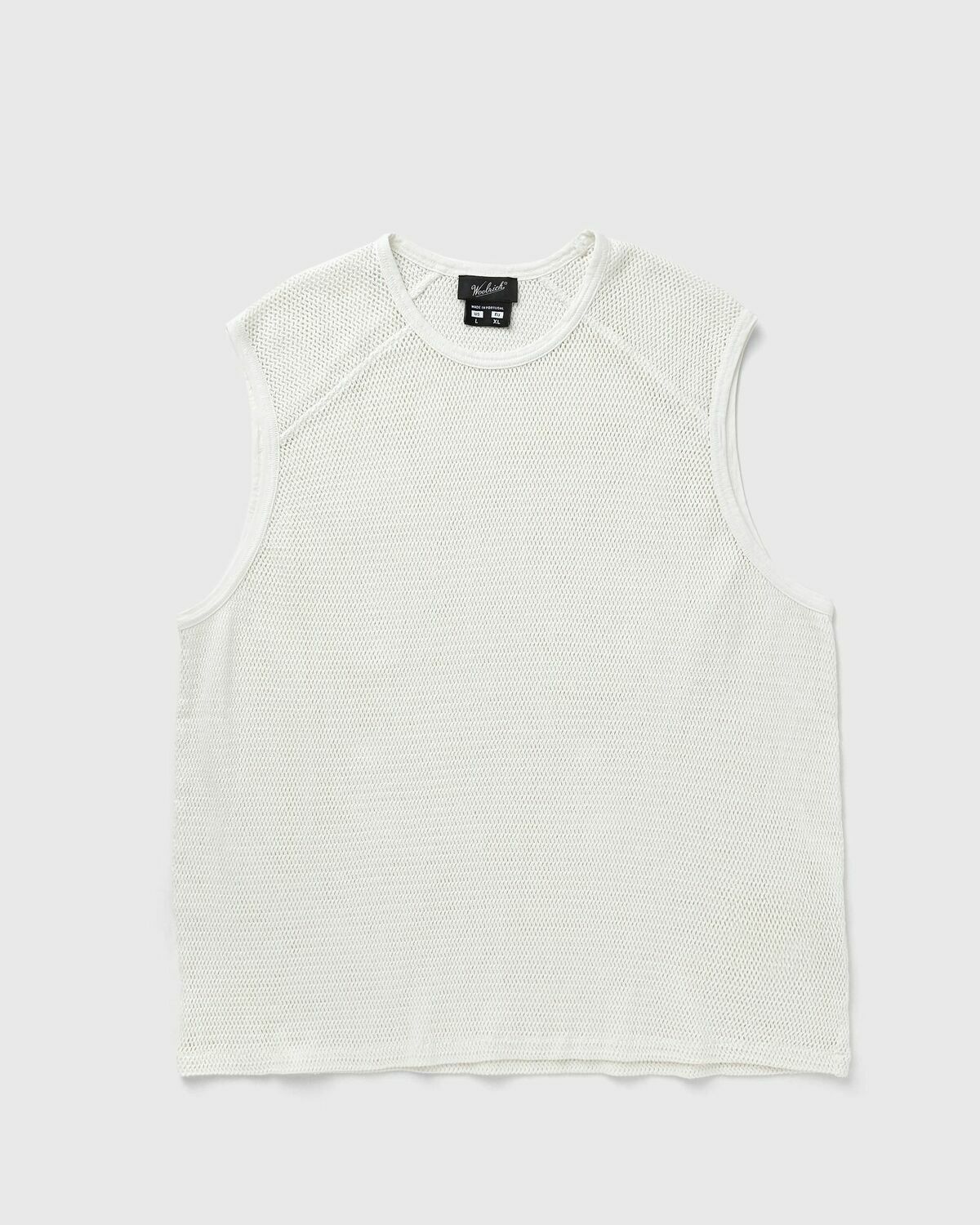 WOOLRICH MESH TANK Beige Mens Shortsleeves/Tank Top