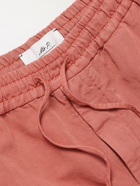 Mr P. - Cotton and Linen-Blend Twill Drawstring Shorts - Pink