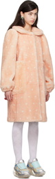 I'm Sorry by Petra Collins SSENSE Exclusive Pink JennyFax Edition Polka Dot Shearling Coat