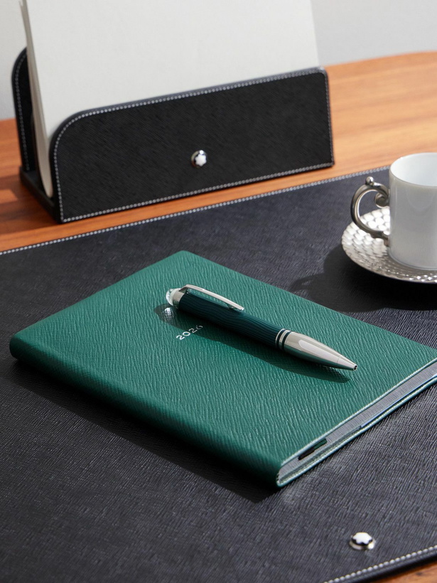 Photo: Montblanc - Starwalker Polar Green Doué Platinum-Plated and Resin Ballpoint Pen