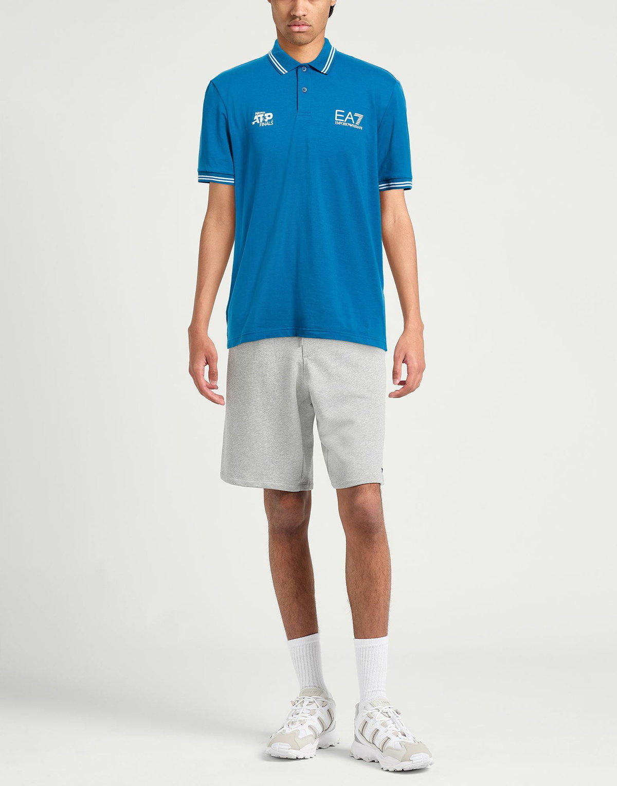 Ea7 Mens Polo shirt Azure
