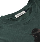 Undercover - Printed Slub Cotton-Jersey T-Shirt - Green