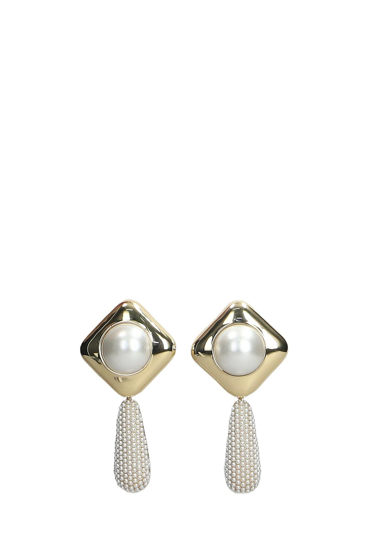 Self-Portrait Gold Brass Earrings main image 1