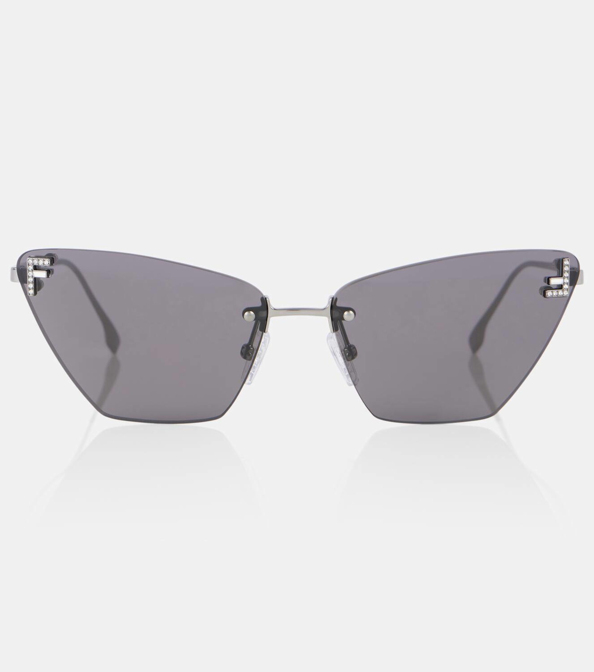 【FENDI】cat-eye アセテート サングラス Fendi Cat-Eye Sunglasses Grey Gradient Acetate 140mm | Luxe
