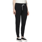 Maison Kitsune Black Tricolor Fox Lounge Pants