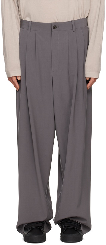 Photo: The Row Gray Rufus Trousers