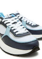Cleens Onesixty Panelled Mesh Sneakers Blue