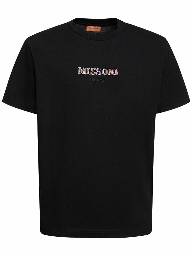Photo: MISSONI - Logo Cotton Jersey T-shirt