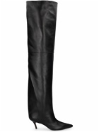 AMINA MUADDI - 60mm Fiona Nappa Thigh-high Boots