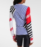 Jean Paul Gaultier Logo striped jersey T-shirt