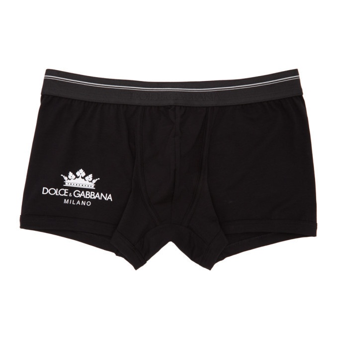 Photo: Dolce and Gabbana Black Crown Boxers