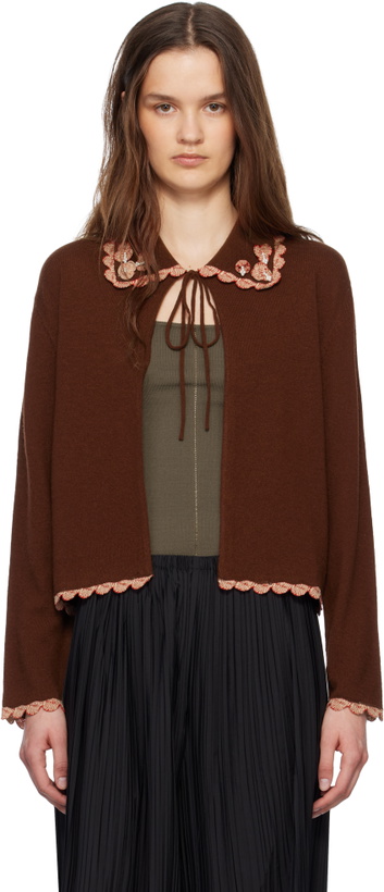 Photo: Bode Brown Rookie Cardigan