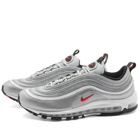 Nike Men's Air Max 97 OG Sneakers in Metallic Silver/Varsity Red/Black