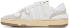 Lanvin White Clay Sneakers