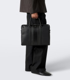 Gucci Web Trademark Medium leather briefcase
