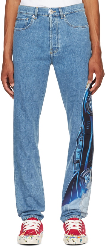 Photo: Lanvin Blue Tapered Jeans