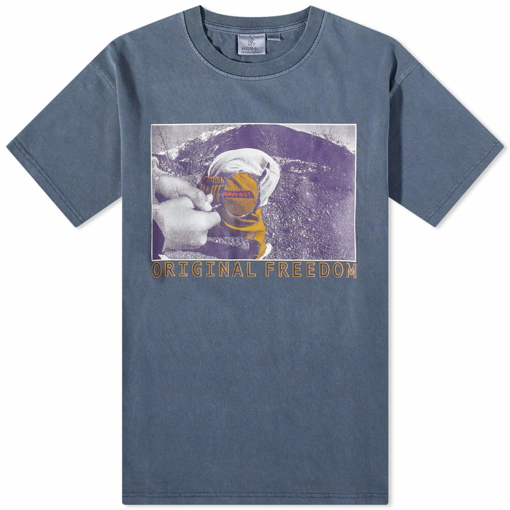 Photo: Gramicci Men's Original Freedom T-Shirt in Navy Pigment