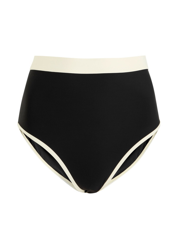 Photo: Bondi Born Jayde Contrast Bikini Bottoms Black And White