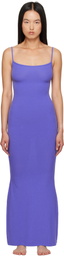 SKIMS Purple Soft Lounge Long Slip Dress