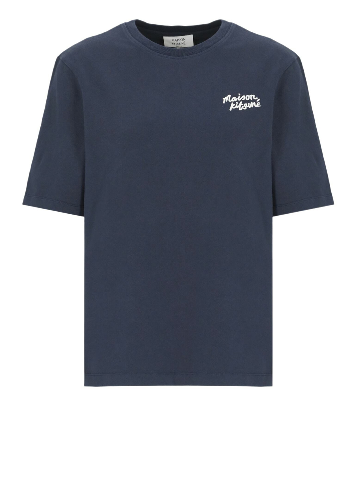 maison kitsune all right tシャツ Maison Kitsuné White All Right Fox Print Classic T-Shirt