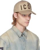 Dsquared2 Beige Be 'Icon' Cap