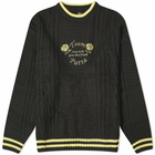 Patta Men's Loves You Cable Knit in Pirate Black