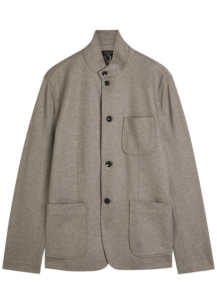 Rag & Bone Prospect Wool-blend Overshirt Taupe