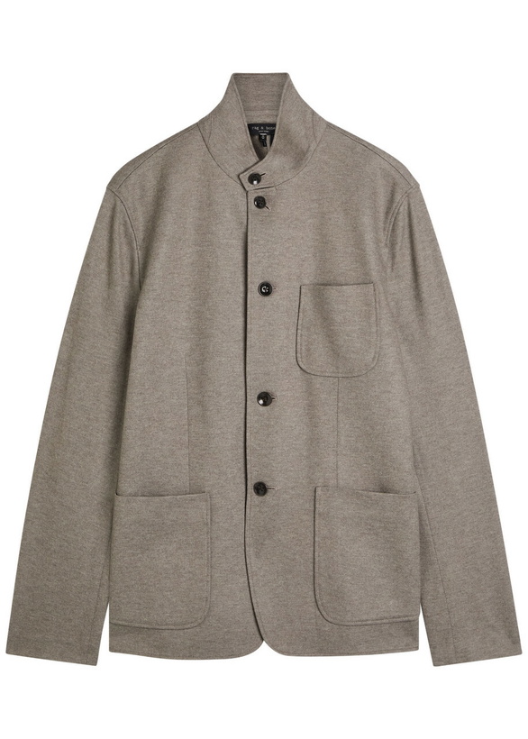Photo: Rag & Bone Prospect Wool-blend Overshirt Taupe