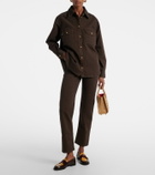 Christian Louboutin Penny croc-effect leather penny loafers