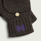 Needles Women's Wool Gloves in Umber