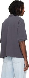 AGOLDE Gray Curren Polo